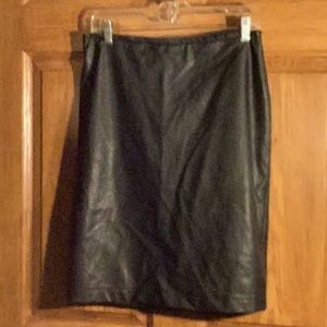 Leather skirt